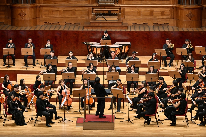 新藝術室內管弦樂團 Ars Nova Chamber & Sinfonietta Orchestra 「2024新藝術德奧樂派巡禮與國人作品- 系列音樂會III」演出照片:音樂會下半場完整呈現布魯克納第九號交響曲巨作。全團呈獻高水準之管弦樂團演奏